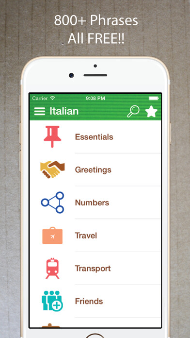 Run android online APK Learn Italian Phrasebook Pro from MyAndroid or emulate Learn Italian Phrasebook Pro using MyAndroid