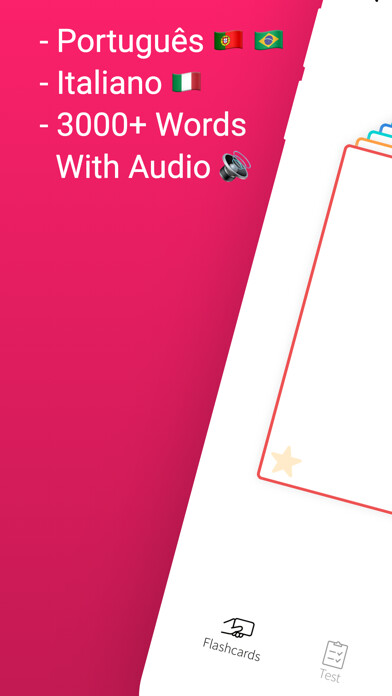 Emulate iPhone app Learn Italian Portuguese Words using MyAndroid Emulate iPhone app Learn Italian Portuguese Words using MyAndroid