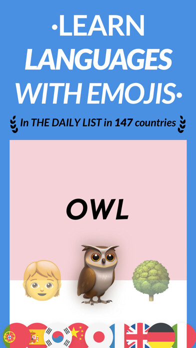 Emulate iPhone app Learnji+ Base Vocabulary App using MyAndroid