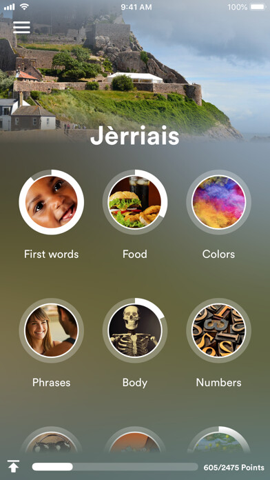 Emulate iPhone app Learn Jèrriais - EuroTalk using MyAndroid