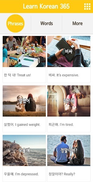 Run android online APK Learn Korean 365 from MyAndroid or emulate Learn Korean 365 using MyAndroid