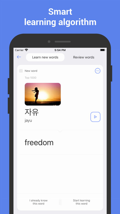 Emulate iPhone app Learn Korean with Flash cards! using MyAndroid Emulate iPhone app Learn Korean with Flash cards! using MyAndroid