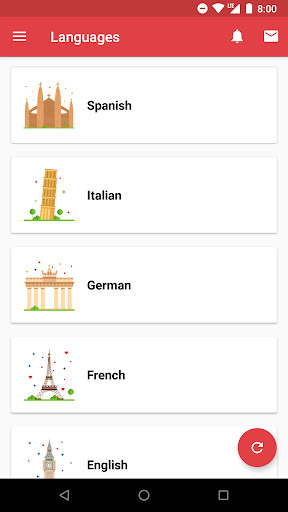 Run android online APK Learn Languages Quickly: French, Spanish, German from MyAndroid or emulate Learn Languages Quickly: French, Spanish, German using MyAndroid Run android online APK Learn Languages Quickly: French, Spanish, German from MyAndroid or emulate Learn Languages Quickly: French, Spanish, German using MyAndroid