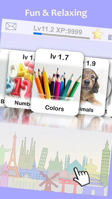 Emulate iPhone app Learn Latin Vocabulary Words Baby FlashCards using MyAndroid