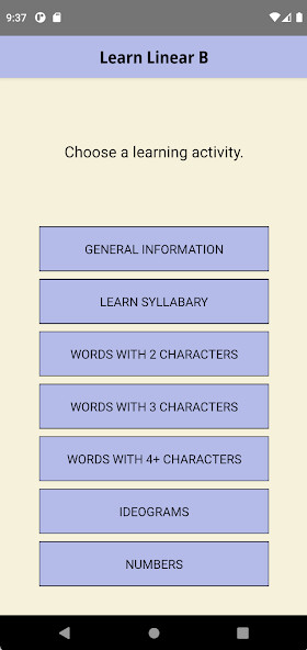 Run android online APK Learn Linear B from MyAndroid or emulate Learn Linear B using MyAndroid