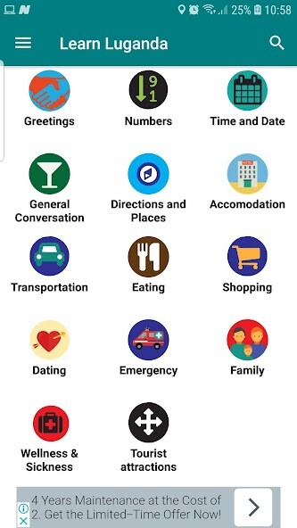 Run android online APK Learn Luganda from MyAndroid or emulate Learn Luganda using MyAndroid Run android online APK Learn Luganda from MyAndroid or emulate Learn Luganda using MyAndroid