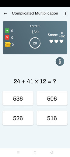 Run android online APK Learn Maths - Game, Subtract, Multiply & Divide from MyAndroid or emulate Learn Maths - Game, Subtract, Multiply & Divide using MyAndroid