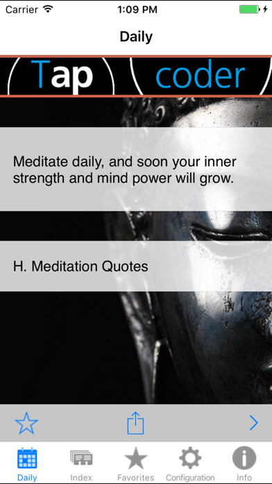 Emulate iPhone app Learn Meditation - Calm down body and mind using MyAndroid