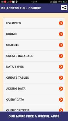Emulate Android APK Learn MS Access Full Course - Tutorial