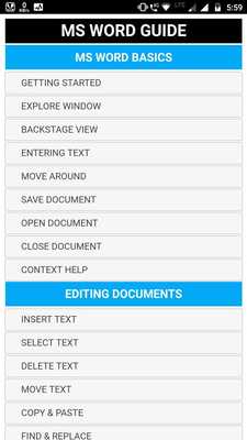 Emulate Android APK Learn MS Word Complete Guide (OFFLINE) Emulate Android APK Learn MS Word Complete Guide (OFFLINE)