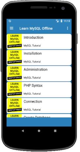 Emulate Android APK Learn MySQL Offline Emulate Android APK Learn MySQL Offline