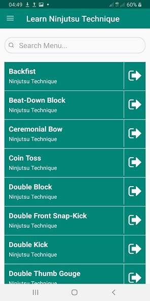 Run android online APK Learn Ninjutsu Technique Easy from MyAndroid or emulate Learn Ninjutsu Technique Easy using MyAndroid