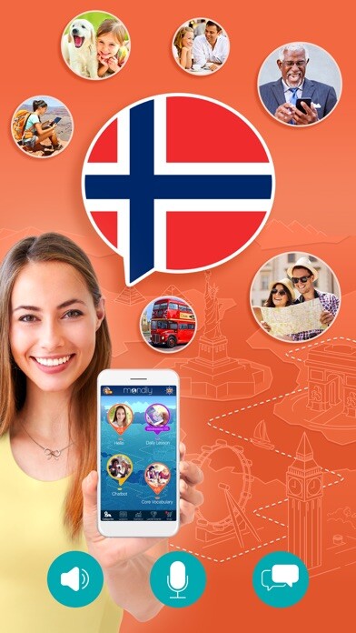 Emulate iPhone app Learn Norwegian – Mondly using MyAndroid Emulate iPhone app Learn Norwegian – Mondly using MyAndroid
