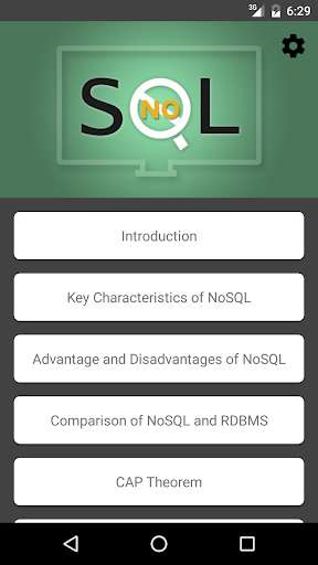 Run android online APK Learn NoSQL for Beginners from MyAndroid or emulate Learn NoSQL for Beginners using MyAndroid