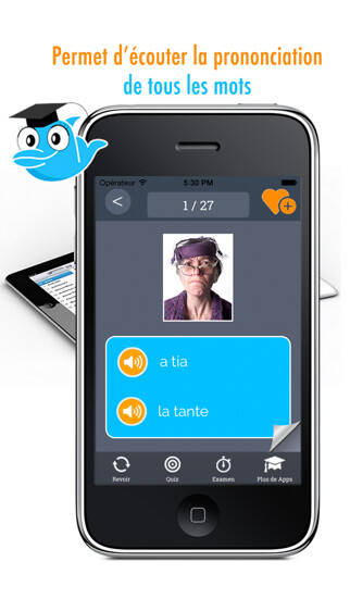 Emulate iPhone app Learn Portuguese and French: Memorize Words - Free using MyAndroid Emulate iPhone app Learn Portuguese and French: Memorize Words - Free using MyAndroid