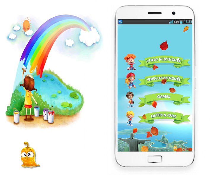 Run android online APK Learn Portuguese Brazil Kids from MyAndroid or emulate Learn Portuguese Brazil Kids using MyAndroid