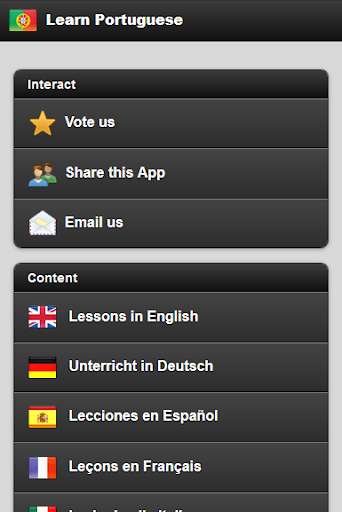 Emulate Android APK Learn Portuguese Free