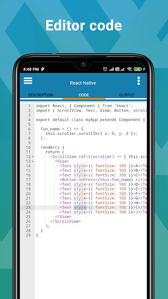 Run android online APK Learn React Native Tutorial from MyAndroid or emulate Learn React Native Tutorial using MyAndroid