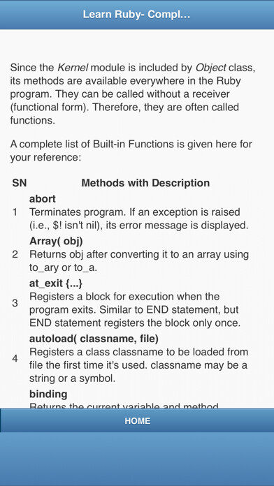 Emulate iPhone app Learn Ruby Programming Free using MyAndroid Emulate iPhone app Learn Ruby Programming Free using MyAndroid