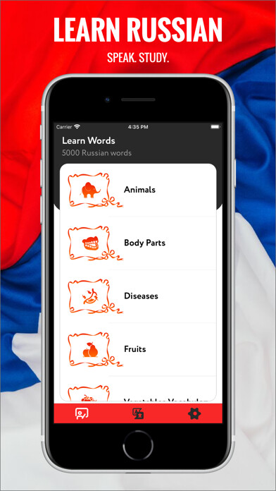 Emulate iPhone app Learn Russian. Speak. Study. using MyAndroid Emulate iPhone app Learn Russian. Speak. Study. using MyAndroid