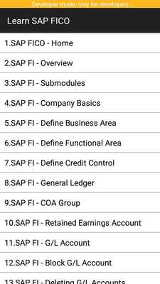 Emulate Android APK Learn SAP FICO