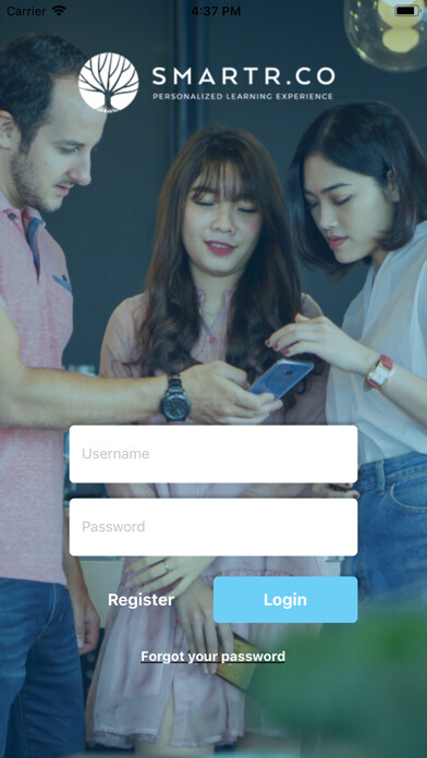 Emulate iPhone app Learn SmartR using MyAndroid