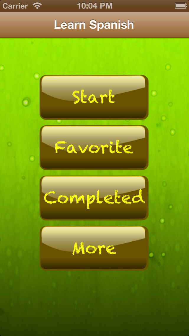 Emulate iPhone app Learn Spanish: Phrases in Female voice using MyAndroid Emulate iPhone app Learn Spanish: Phrases in Female voice using MyAndroid