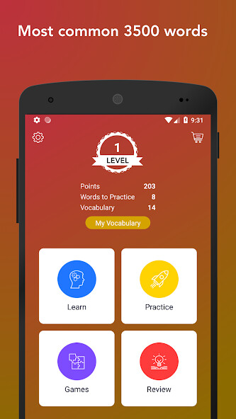 Run android online APK Learn Spanish Vocabulary Words from MyAndroid or emulate Learn Spanish Vocabulary Words using MyAndroid