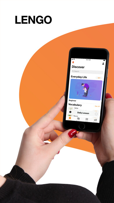 Emulate iPhone app Learn Spanish with LENGO using MyAndroid