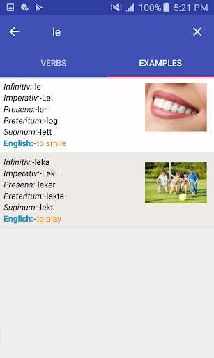 Run android online APK Learn Swedish Verbs from MyAndroid or emulate Learn Swedish Verbs using MyAndroid