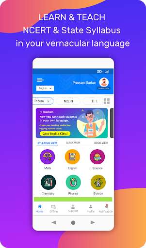 Run android online APK Learn & Teach App: State Board-Hindi,Bengali,Tamil from MyAndroid or emulate Learn & Teach App: State Board-Hindi,Bengali,Tamil using MyAndroid