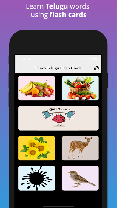 Emulate iPhone app Learn Telugu Flash Cards using MyAndroid Emulate iPhone app Learn Telugu Flash Cards using MyAndroid