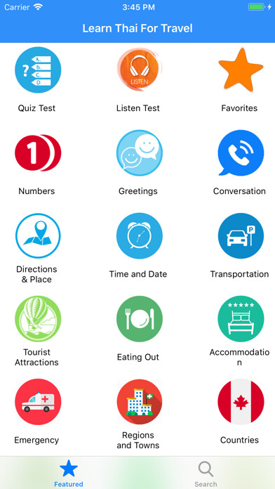 Emulate iPhone app Learn Thai Phrases For Travel using MyAndroid Emulate iPhone app Learn Thai Phrases For Travel using MyAndroid