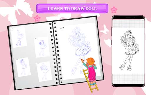 Run android online APK Learn To Draw Cute Doll from MyAndroid or emulate Learn To Draw Cute Doll using MyAndroid