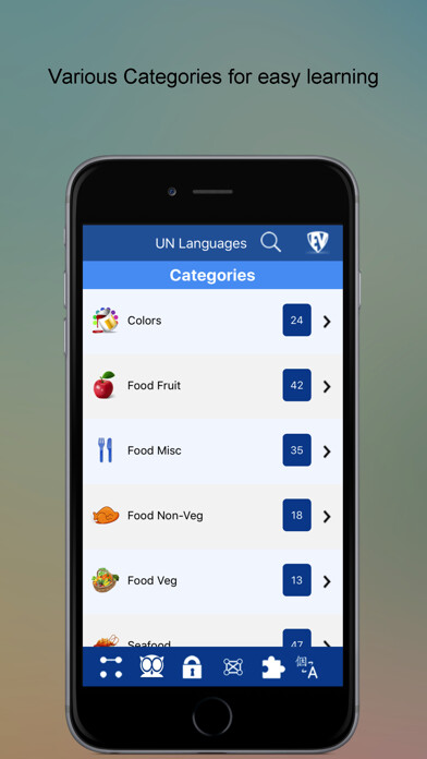 Emulate iPhone app Learn UN Official Languages using MyAndroid Emulate iPhone app Learn UN Official Languages using MyAndroid