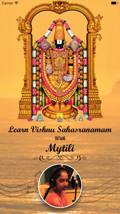 Emulate iPhone app Learn Vishnu Sahasranamam using MyAndroid Emulate iPhone app Learn Vishnu Sahasranamam using MyAndroid