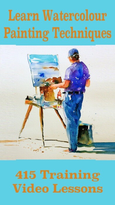 Emulate iPhone app Learn Watercolour Painting Techniques using MyAndroid