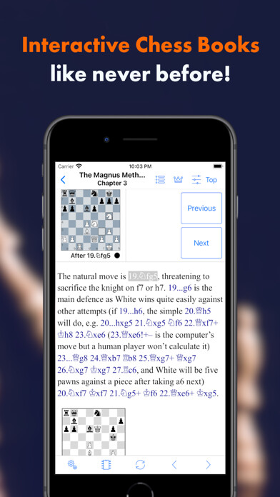 Emulate iPhone app Learn with Forward Chess using MyAndroid
