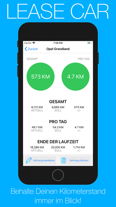 Emulate iPhone app Lease Car using MyAndroid