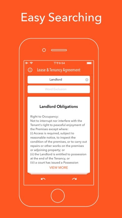 Emulate iPhone app Lease & Tenancy Agreement using MyAndroid Emulate iPhone app Lease & Tenancy Agreement using MyAndroid
