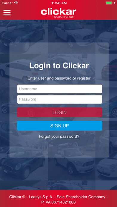 Emulate iPhone app Leasys CLICKAR using MyAndroid Emulate iPhone app Leasys CLICKAR using MyAndroid