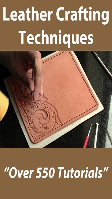 Emulate iPhone app Leather Crafting Techniques using MyAndroid