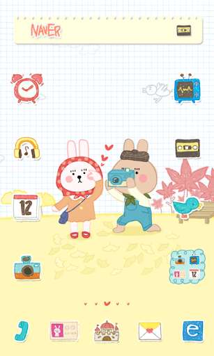 Emulate Android APK Leaves Dodol launcher theme