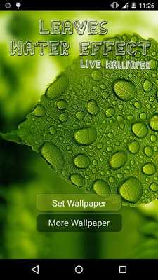 Emulate Android APK Leaves in Water Effect Emulate Android APK Leaves in Water Effect