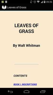 Emulate Android APK Leaves of Grass