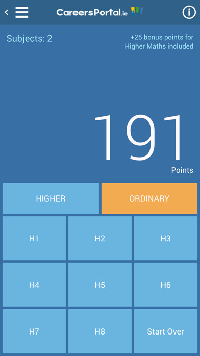 Emulate iPhone app Leaving Cert CAO Points Calculator using MyAndroid Emulate iPhone app Leaving Cert CAO Points Calculator using MyAndroid
