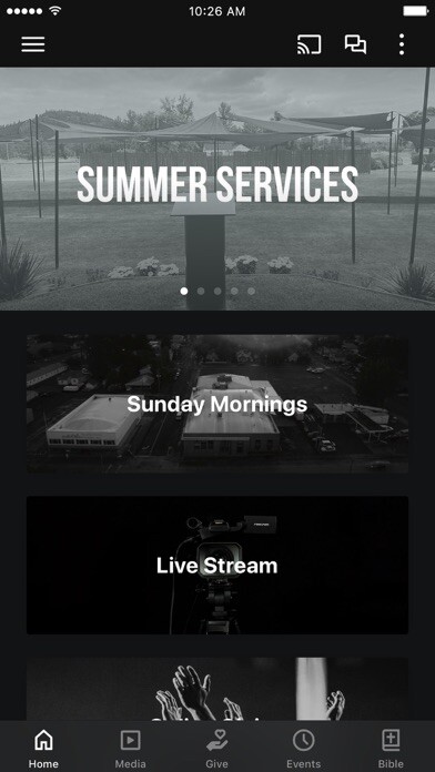 Emulate iPhone app Lebanon Calvary Chapel using MyAndroid Emulate iPhone app Lebanon Calvary Chapel using MyAndroid