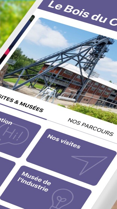 Emulate iPhone app Le Bois du Cazier using MyAndroid