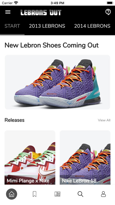 Emulate iPhone app Lebron Shoes - All Releases using MyAndroid Emulate iPhone app Lebron Shoes - All Releases using MyAndroid