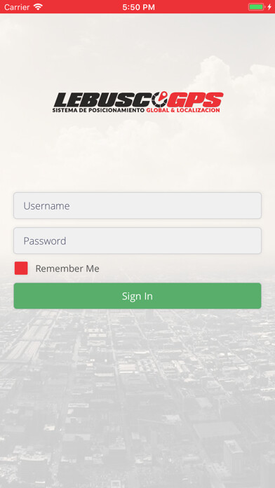 Emulate iPhone app LebuscoGPS - Personal using MyAndroid